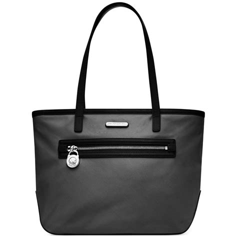 michael kors kempton small tote graphite